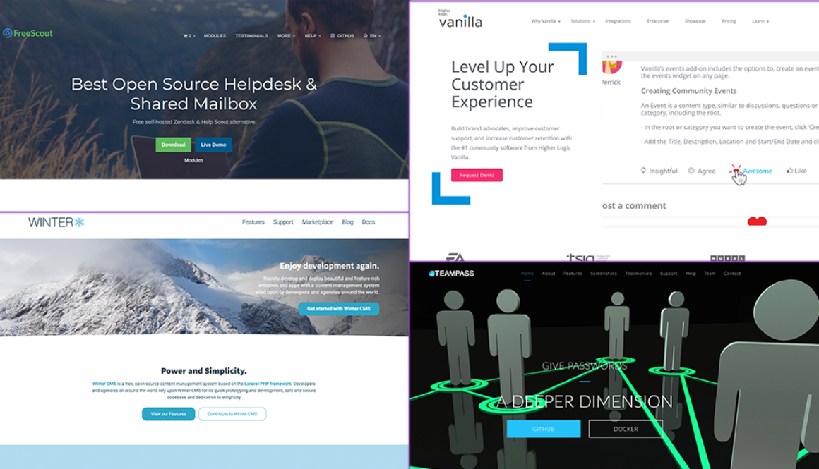 Four new one click apps available